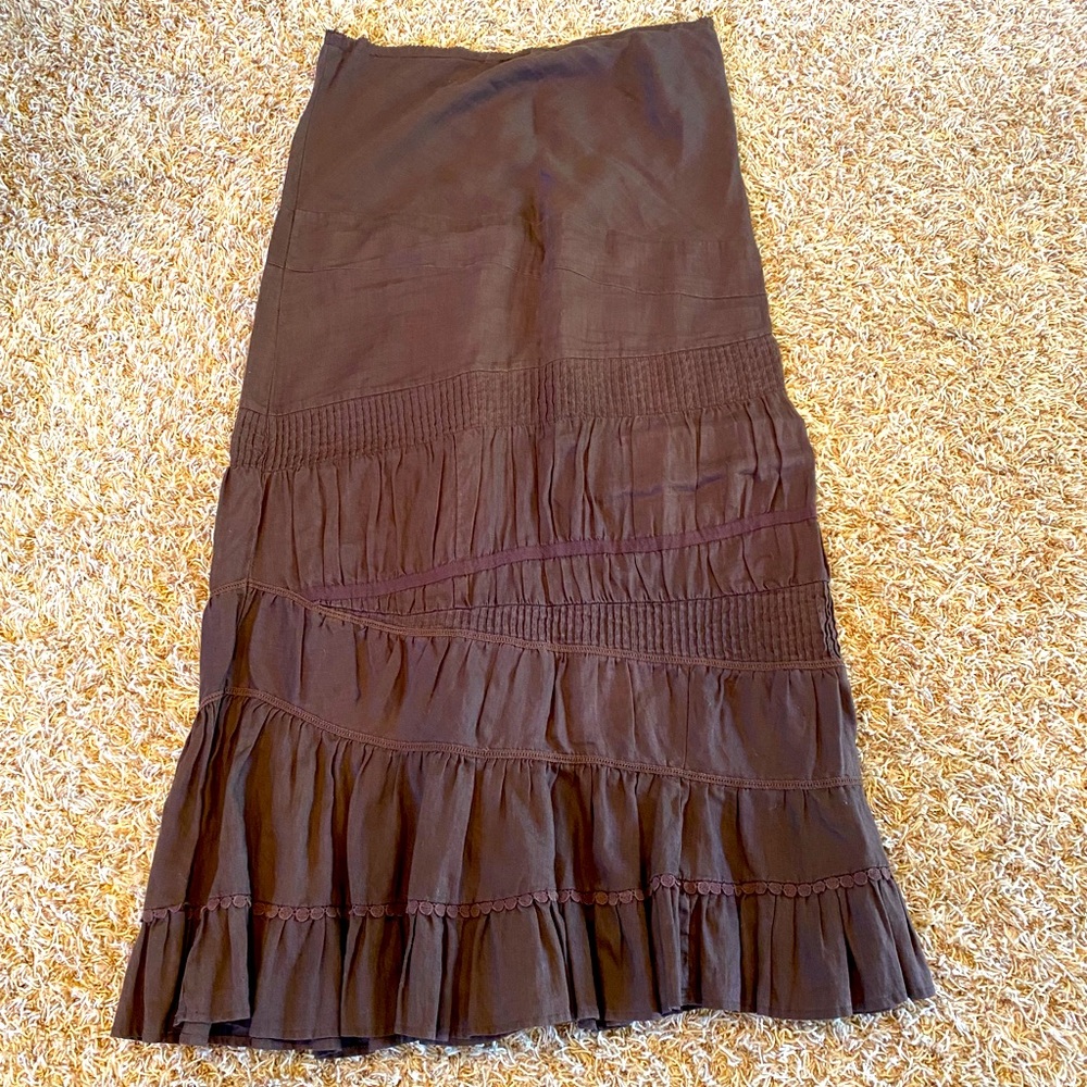 Boutique Linen Skirt
